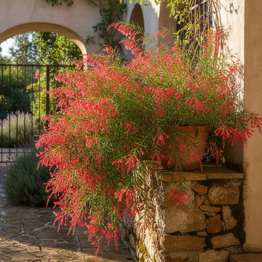 Feuerkraut (Russelia equisetiformis)