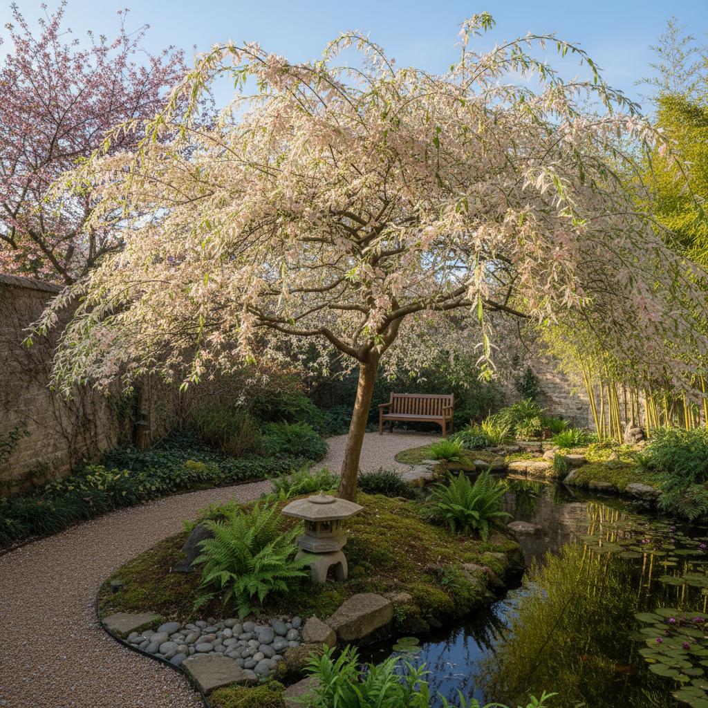 Hakuro-Nishiki-Weide (Salix integra 'Hakuro-nishiki')