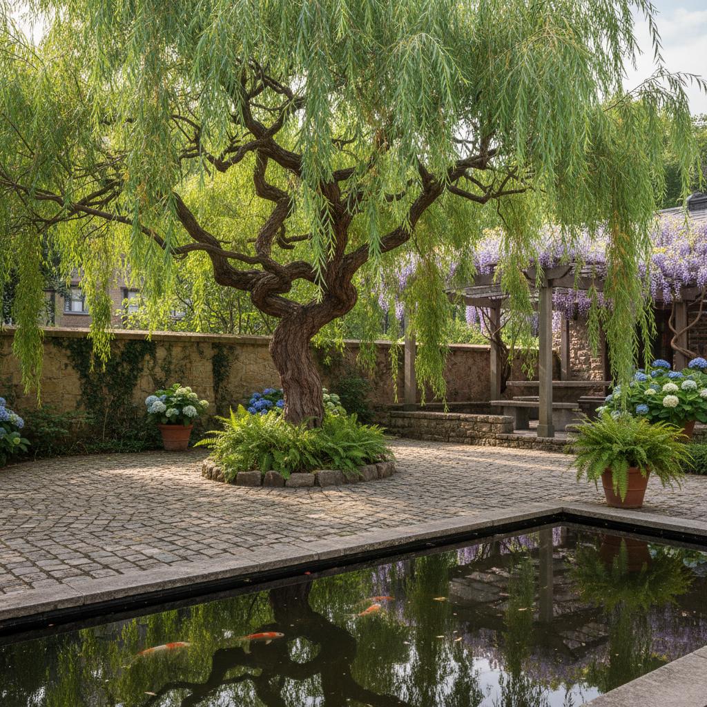 Navajo-Trauerweide (Salix matsudana 'Navajo')