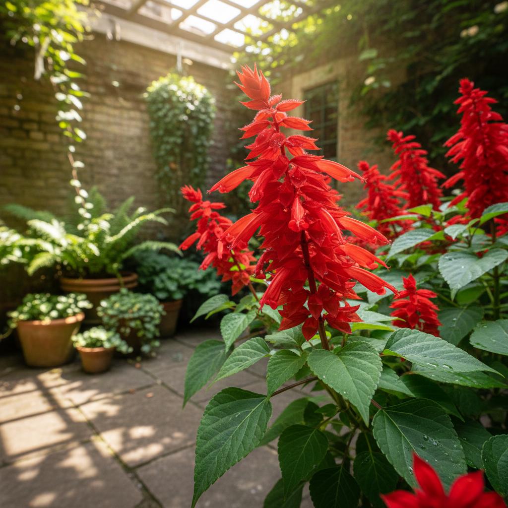 Feuer-Salbei (Salvia splendens)
