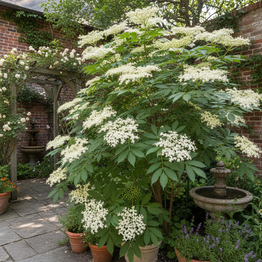Kanadischer Holunder (Sambucus canadensis)