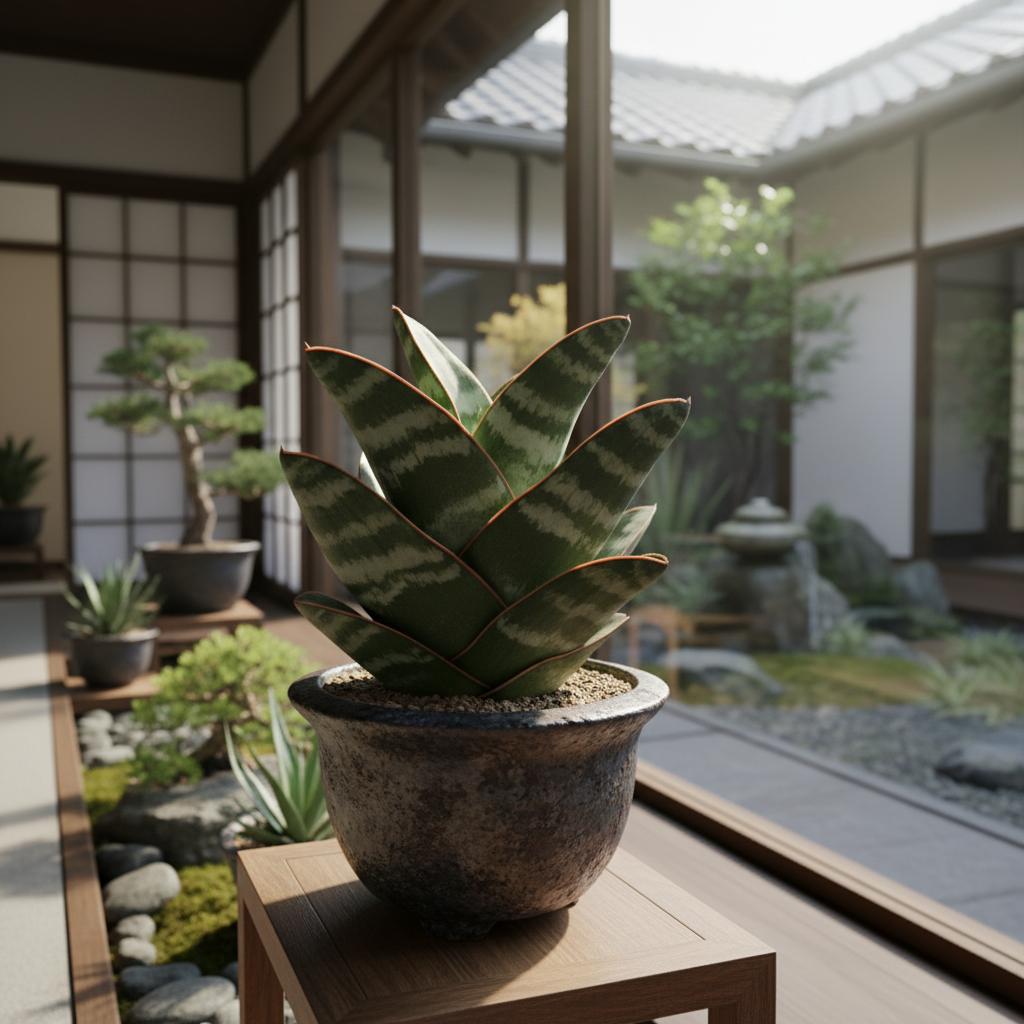 Samurai-Sansevierie (Sansevieria ehrenbergii 'Samurai')