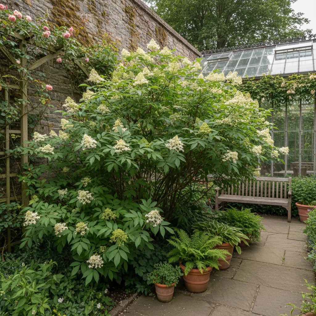 Rote Holunder (Sambucus racemosa)
