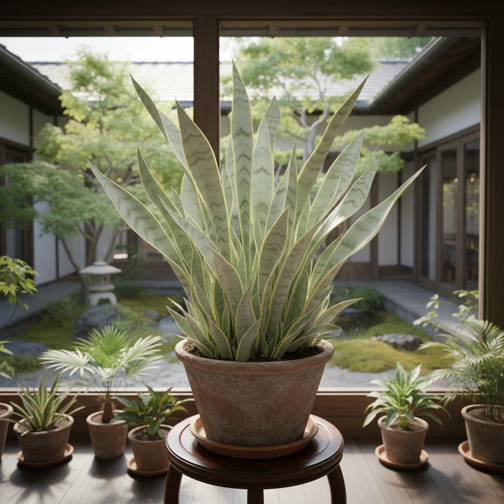 Mondschein-Bogenhanf (Sansevieria trifasciata Moonshine)