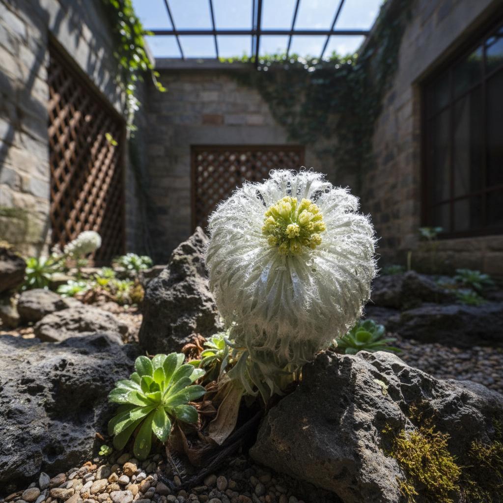 Brahma-Kamala (Schneelotus) (Saussurea obvallata)