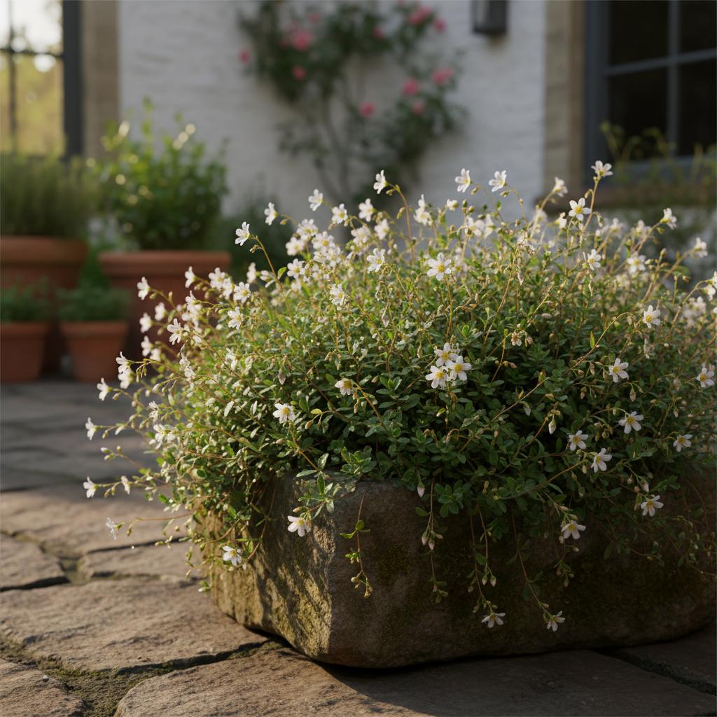 ミヤマサクラソウ (Saxifraga tridactylites)