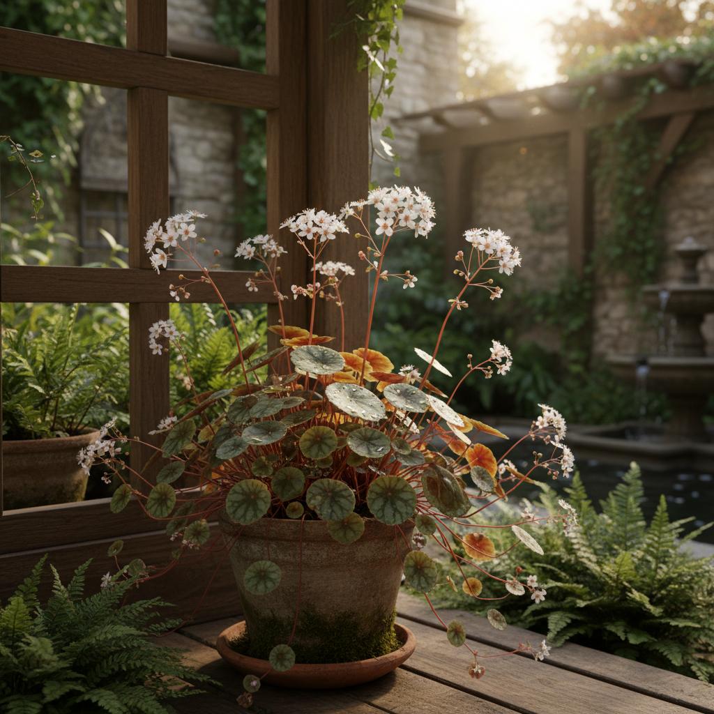 Erdbeer-Steinbrech (Saxifraga stolonifera)