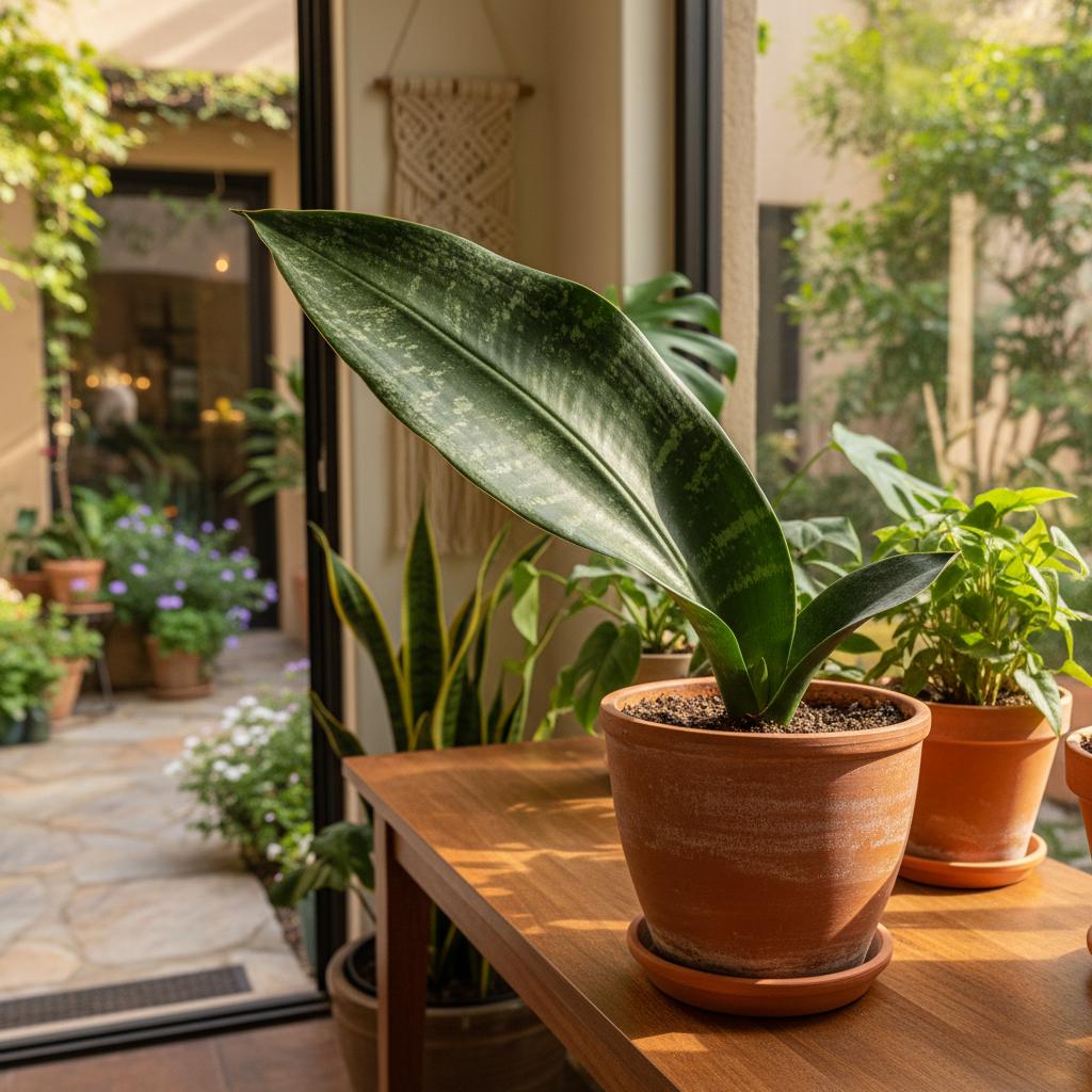 Walflossen-Sansevierie (Sansevieria masoniana)