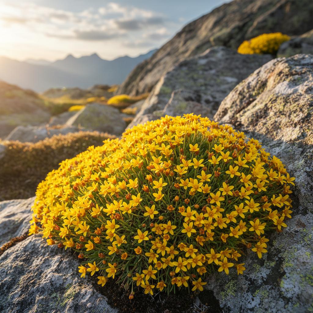 Gelber Steinbrech (Saxifraga aizoides)