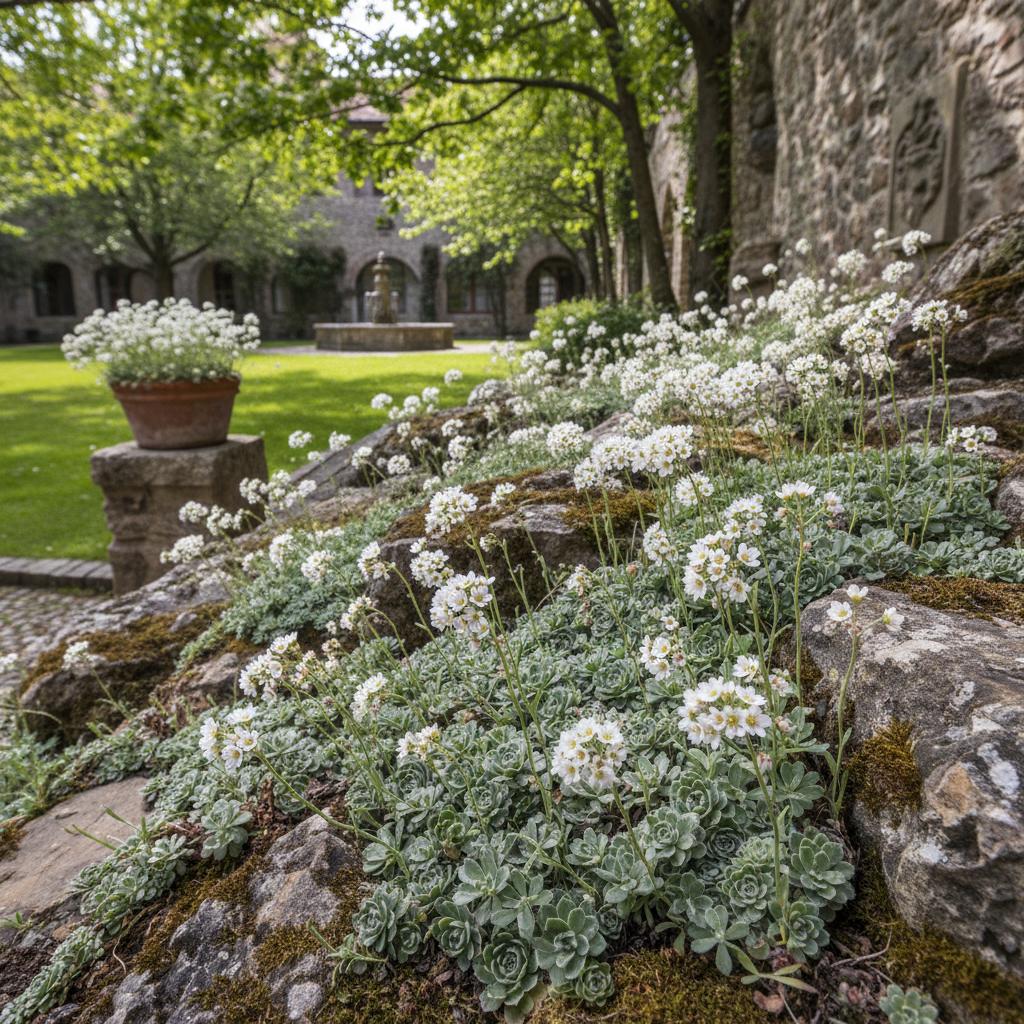 Kugel-Felsenbrech (Alpen-Felsenbrech) (Saxifraga paniculata)