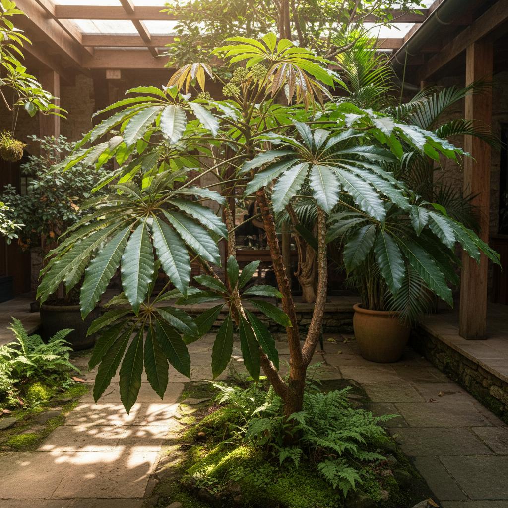 Alpine Schefflera (Schefflera alpina)