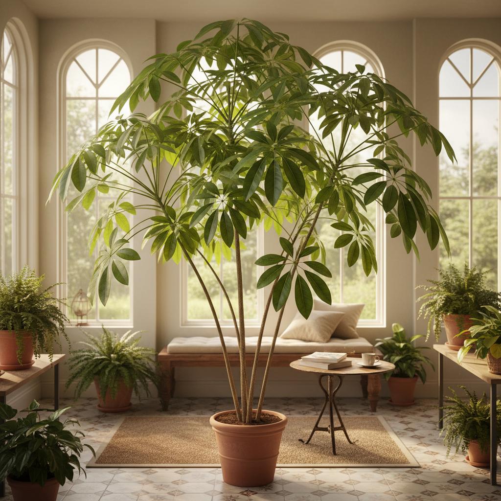 Strahlenaralie (Schefflera actinophylla)