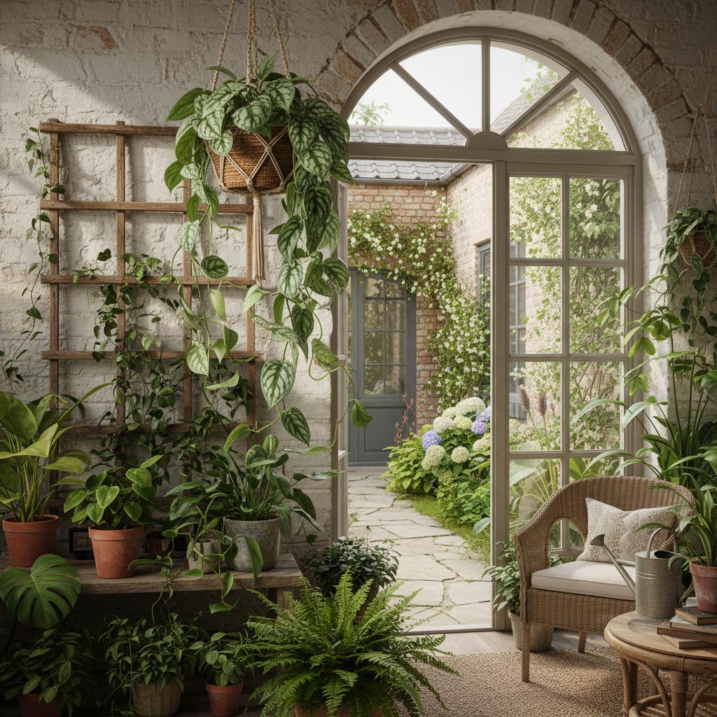 Silberblatt-Efeutute (Scindapsus pictus argyraeus)