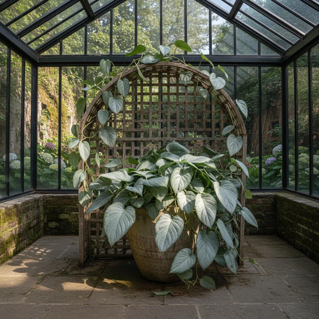 Mondlicht-Scindapsus (Scindapsus treubii 'Moonlight')