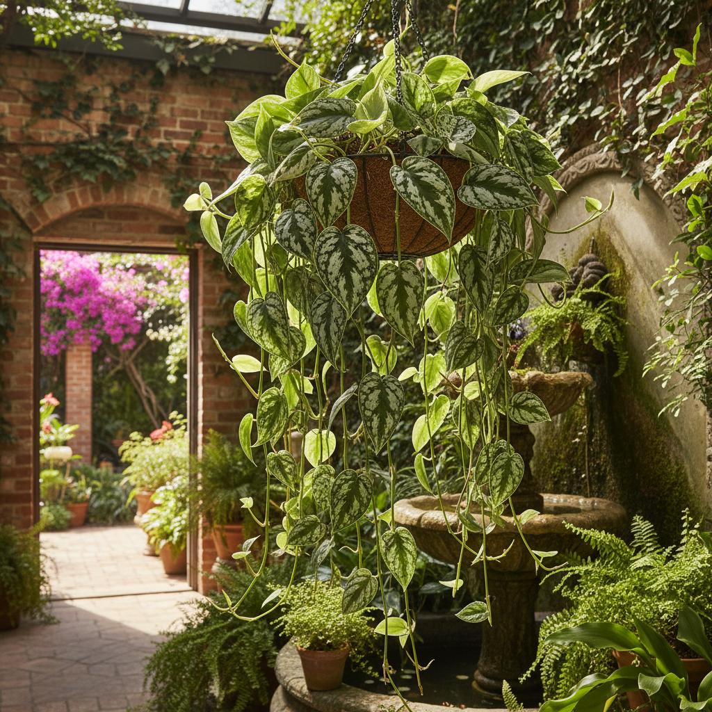 银叶葛 (Scindapsus pictus)