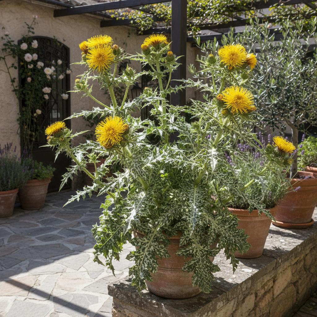 Gefleckte Golddistel (Scolymus maculatus)