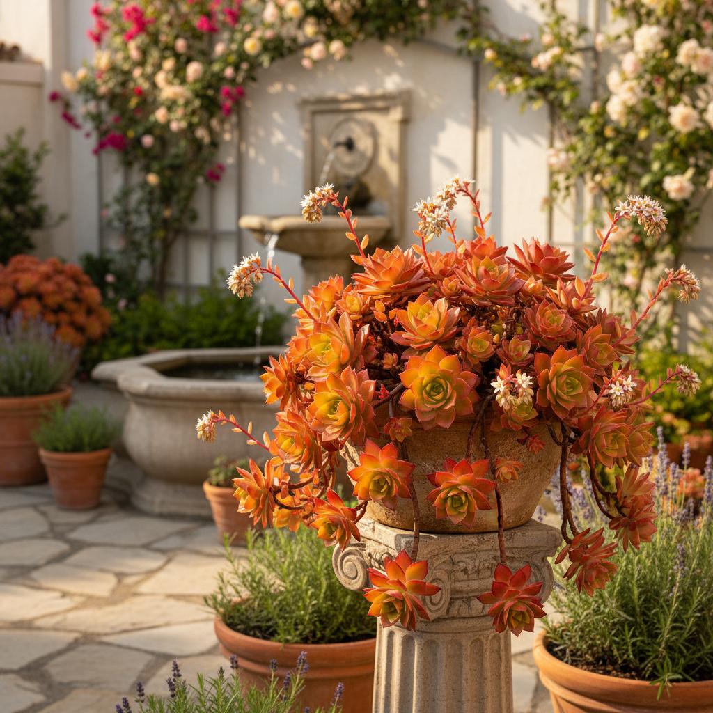 Feuer-Sedum 'Firestorm' (Sedum adolphi 'Firestorm')