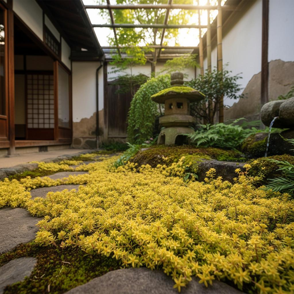 Gold-Makino-Sedum (Sedum makinoi 'Ogon')