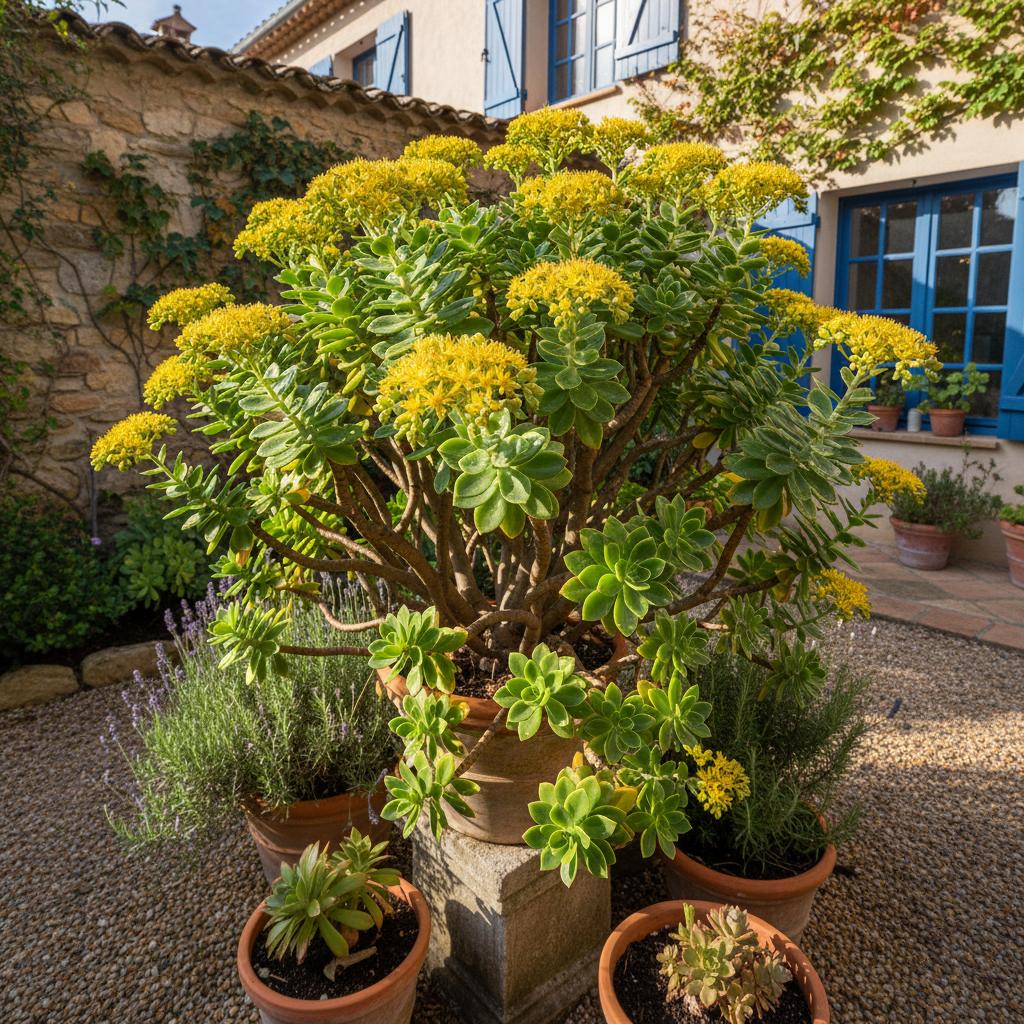 Baumfetthenne (Sedum dendroideum)