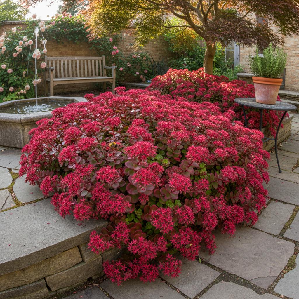 Blut-Fetthenne 'Schorbuser Blut' (Sedum spurium 'Schorbuser Blut')