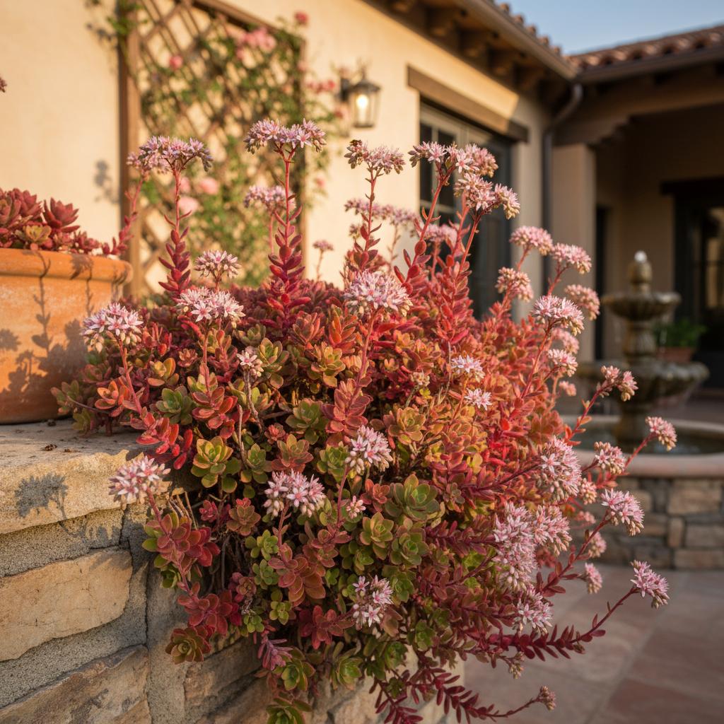 Rotes Mauerpfeffer (Sedum rubens)