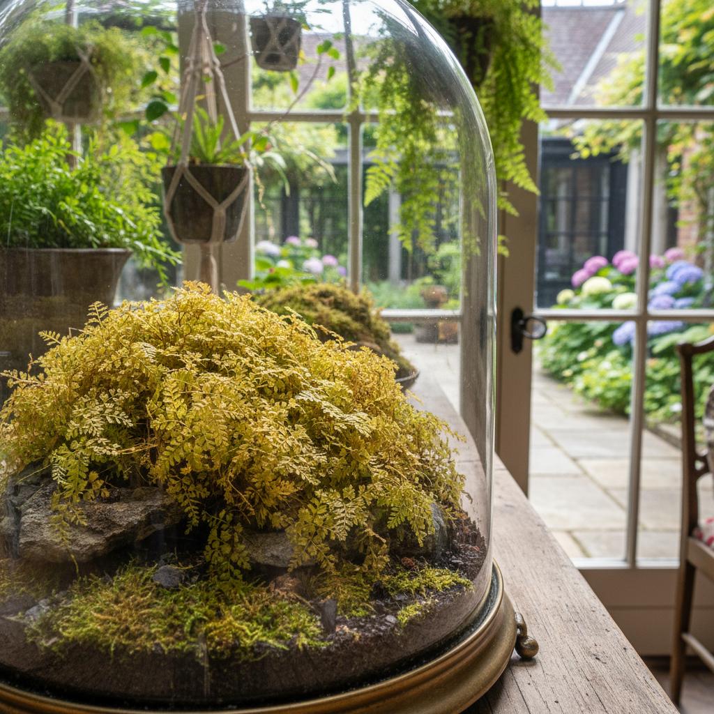 Goldener Krauss' Bärlapp (Selaginella kraussiana 'Aurea')