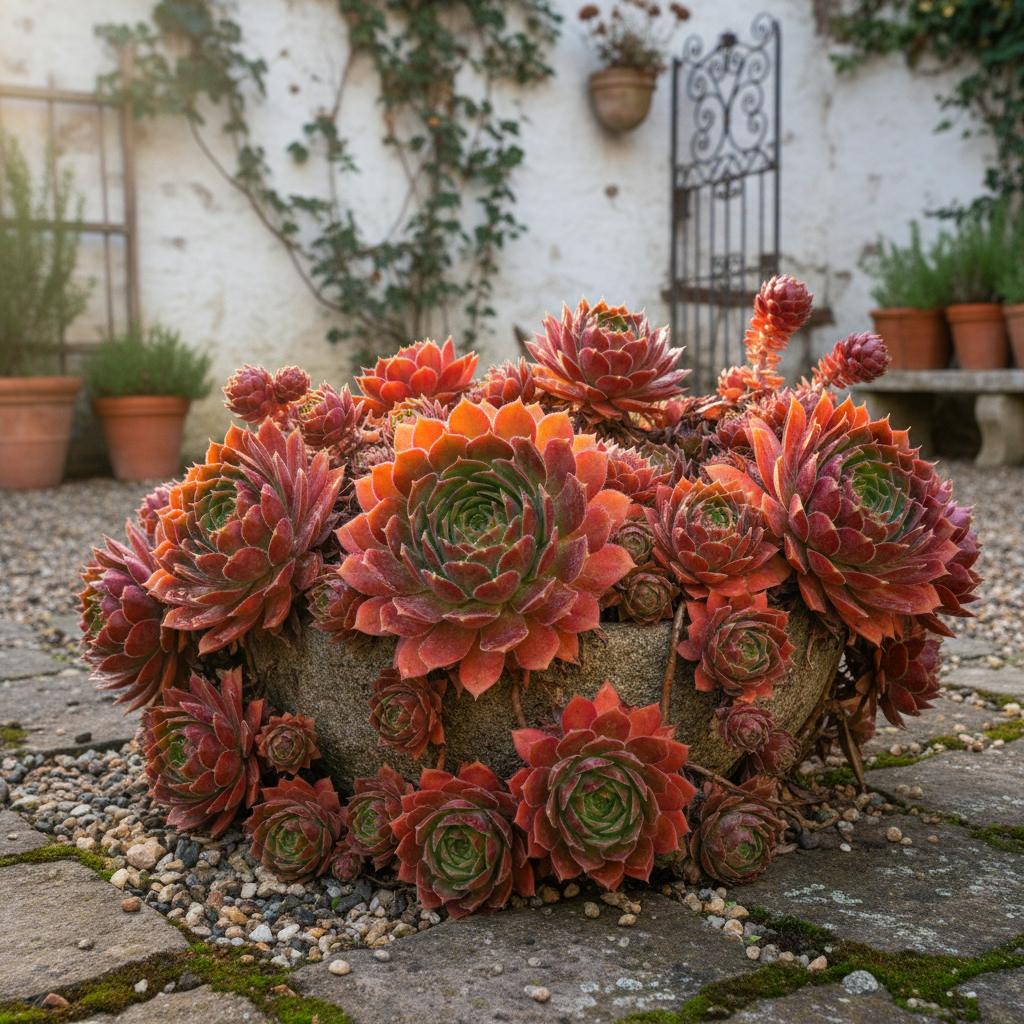Hauswurz 'Rocknoll Rosette' (Sempervivum 'Rocknoll Rosette')