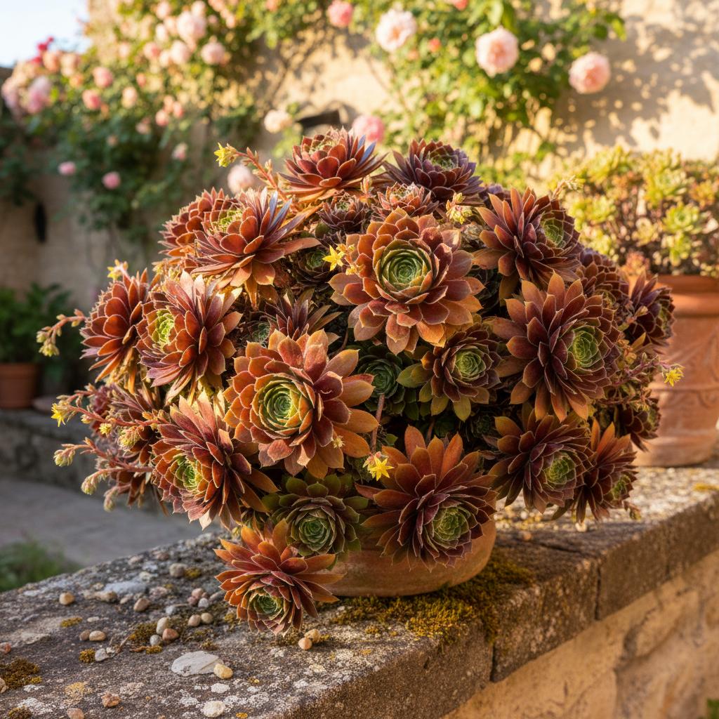 Hauswurz 'Jowan' (Sempervivum Heuffelii 'Jowan')