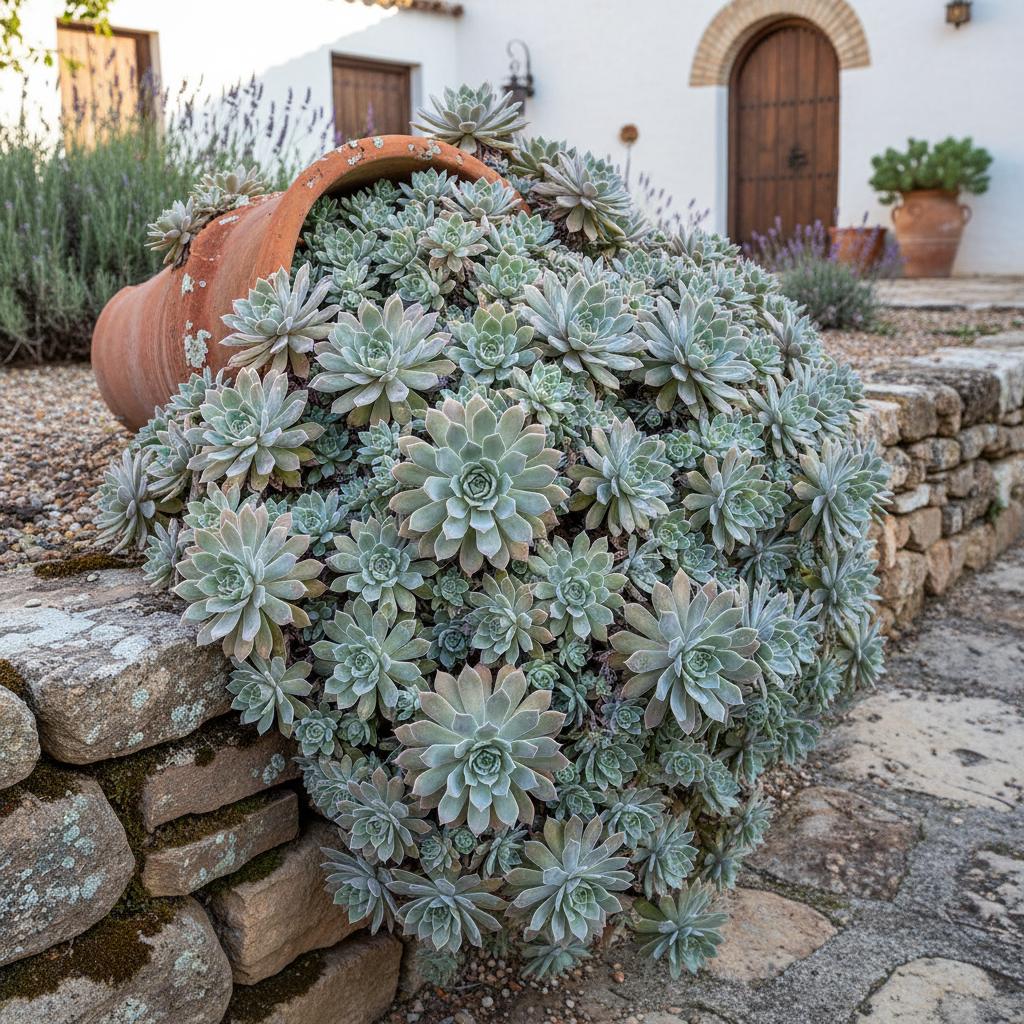 Echter Hauswurz 'Pacific Blue Ice' (Sempervivum 'Pacific Blue Ice')