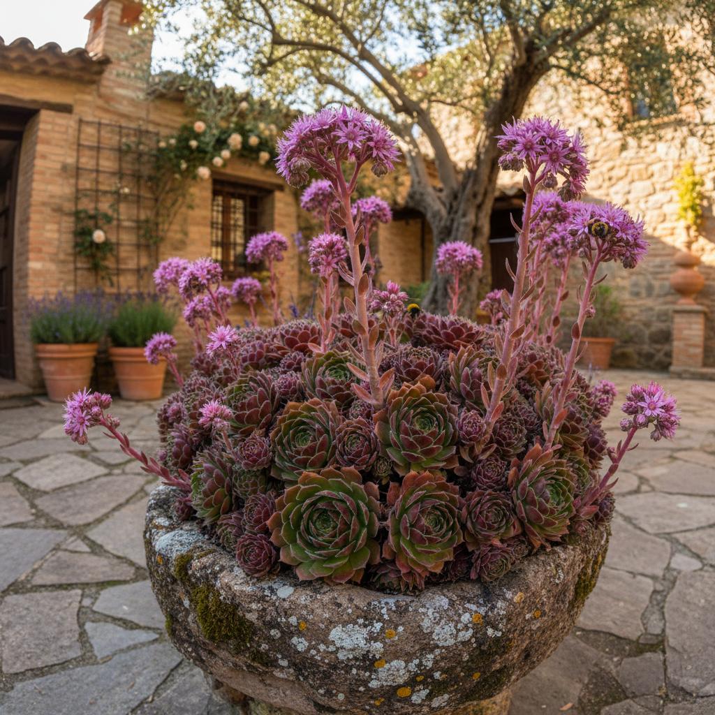 Gebirgs-Hauswurz (Sempervivum montanum)