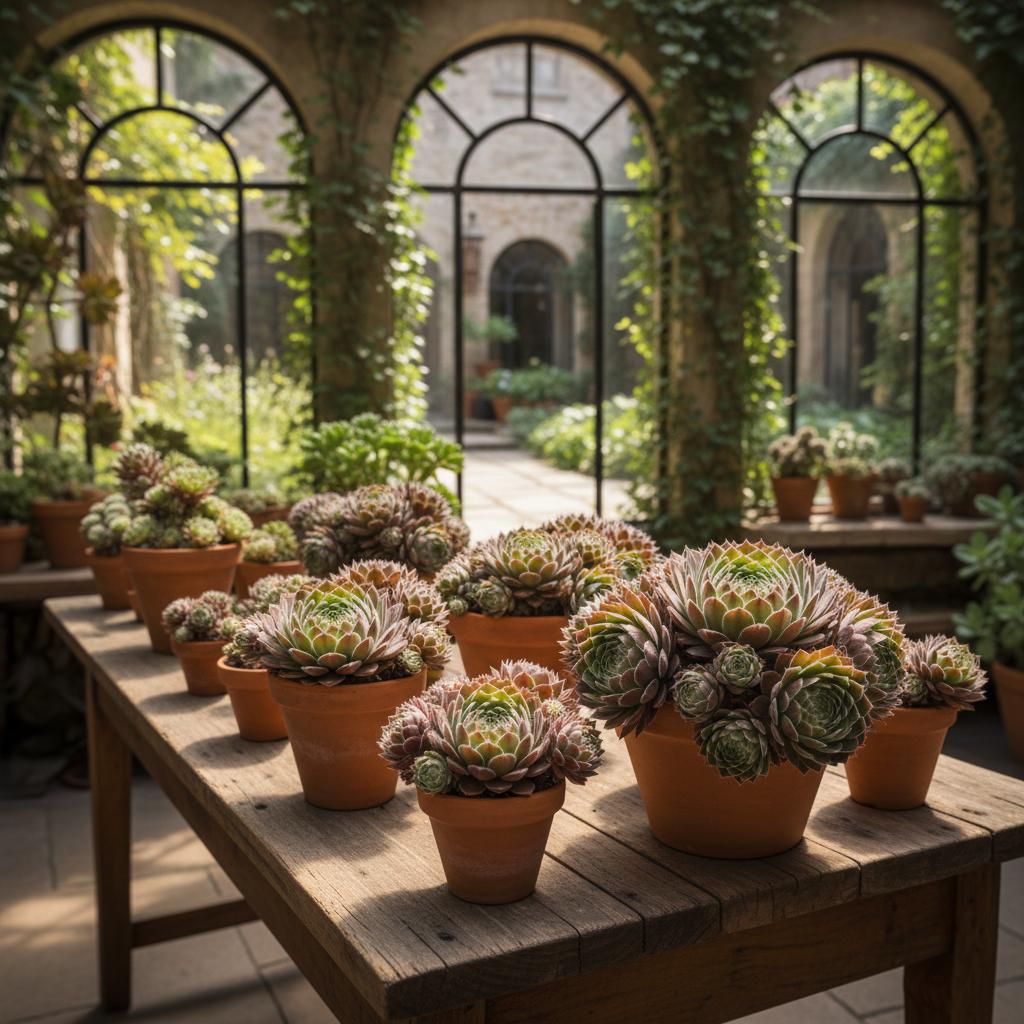 Allioni-Hauswurz (Sempervivum globiferum subsp. allionii)
