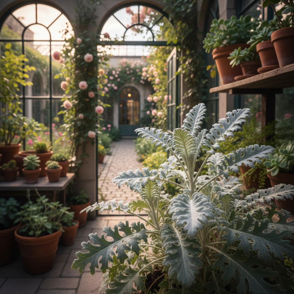Grauer Greiskraut (Senecio cineraria)