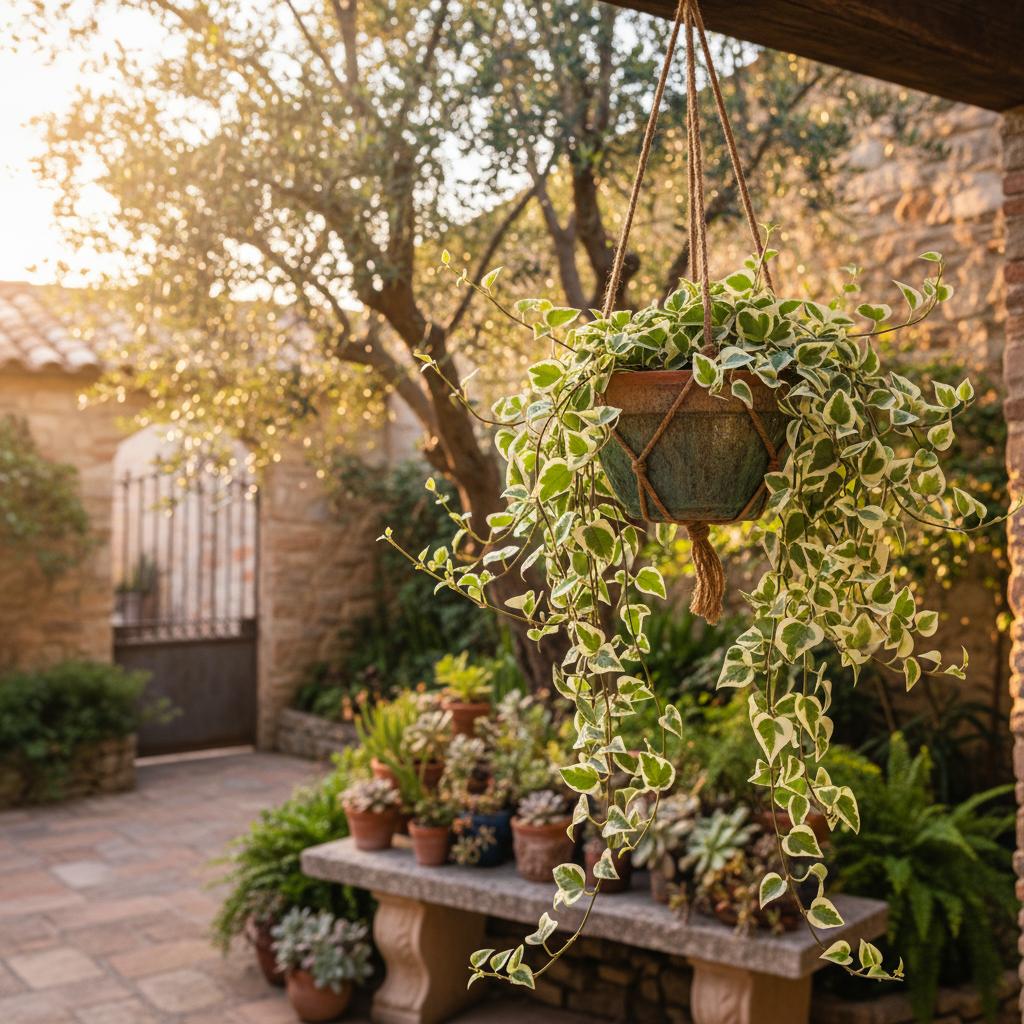 Variegierter Efeu-Greiskraut (Senecio macroglossus 'Variegatus')