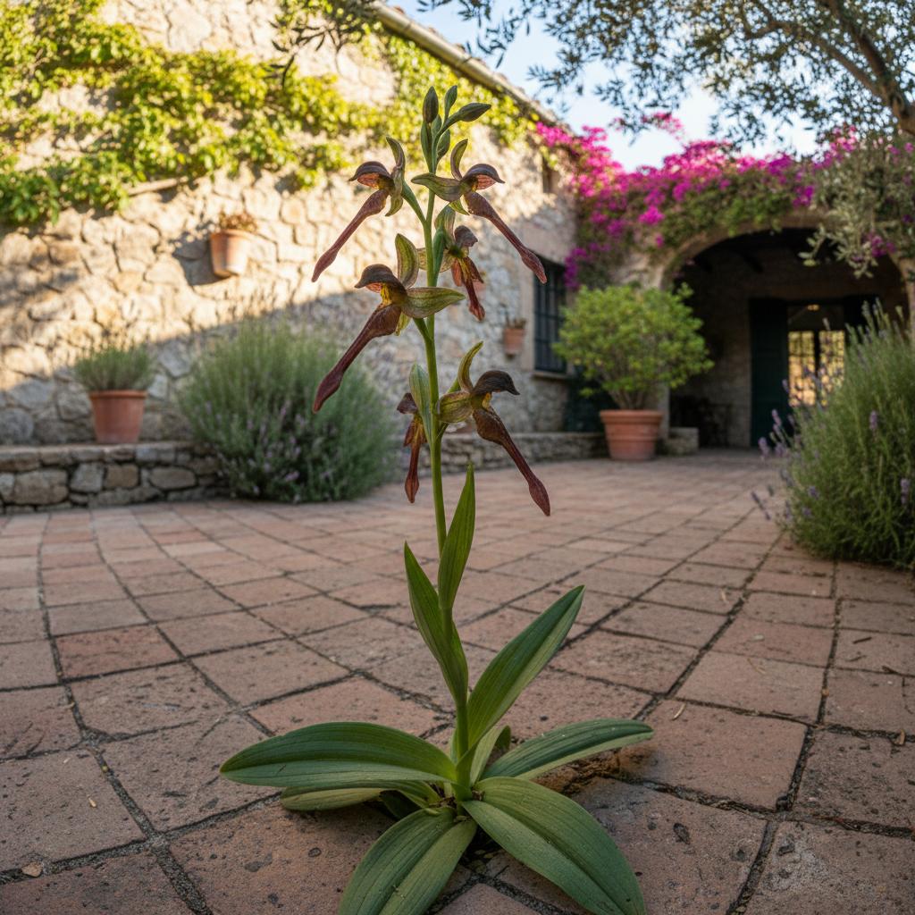 Platten-Ragwurz (Serapias vomeracea)