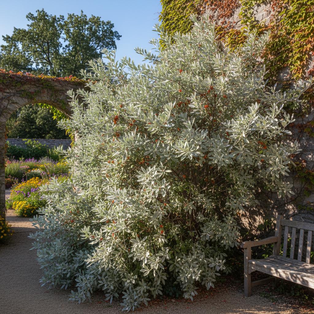 Silberpfefferbeere (Shepherdia argentea)