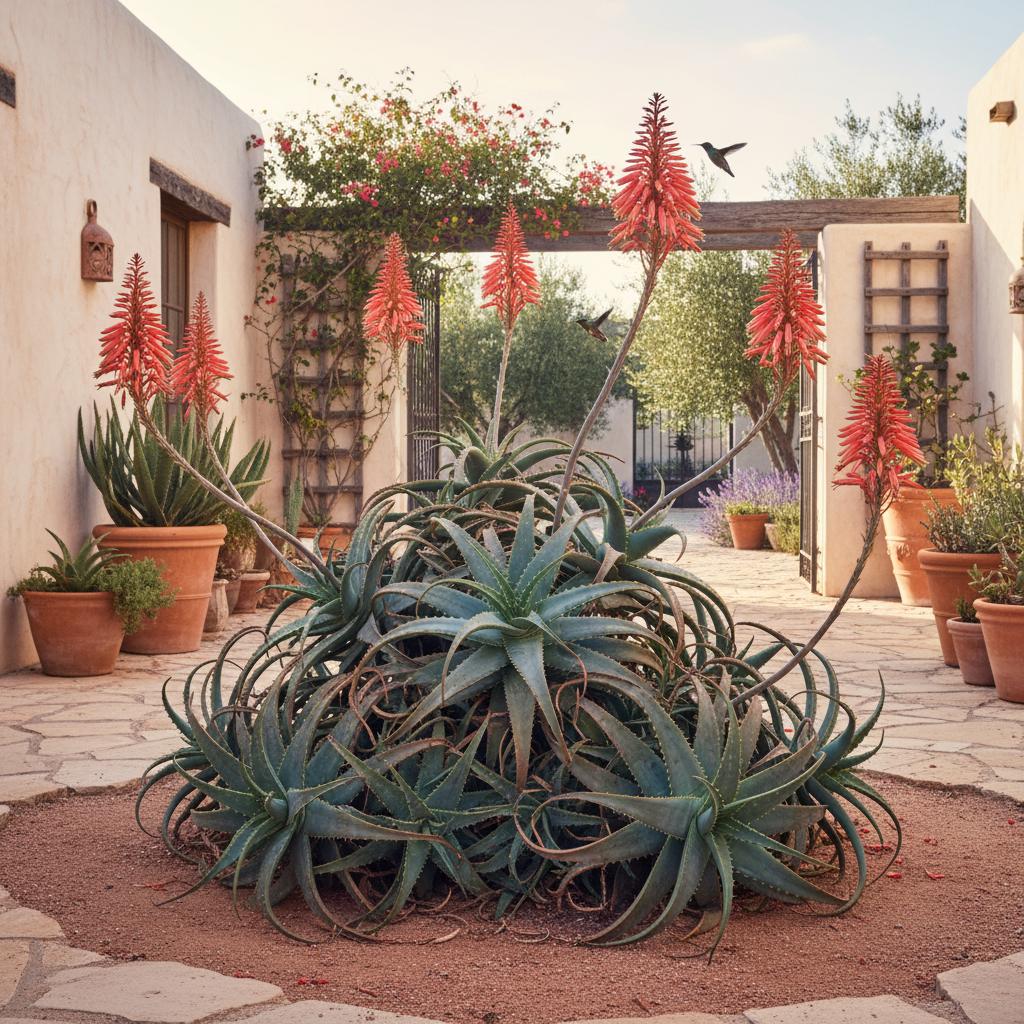 Sladen-Aloe (Aloe x sladeniana)