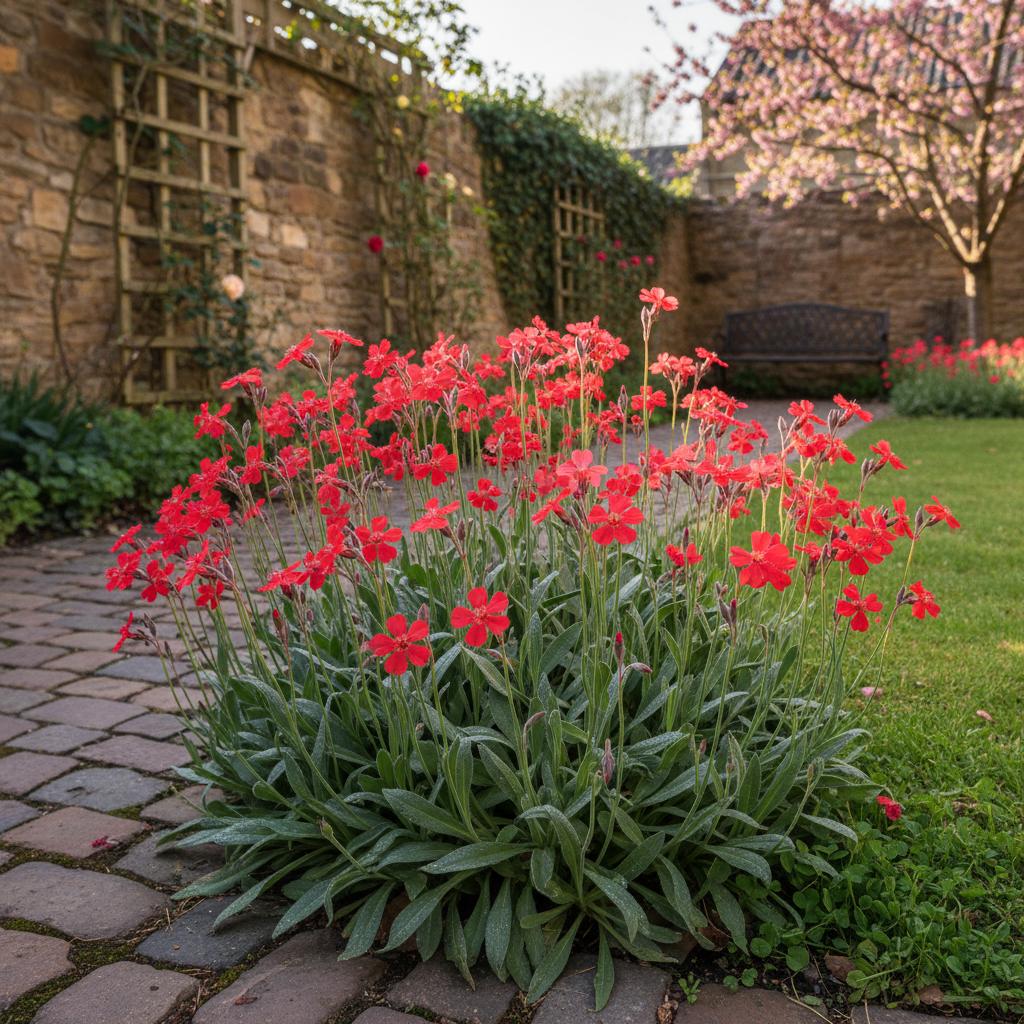 Feuer-Leimkraut (Silene virginica)