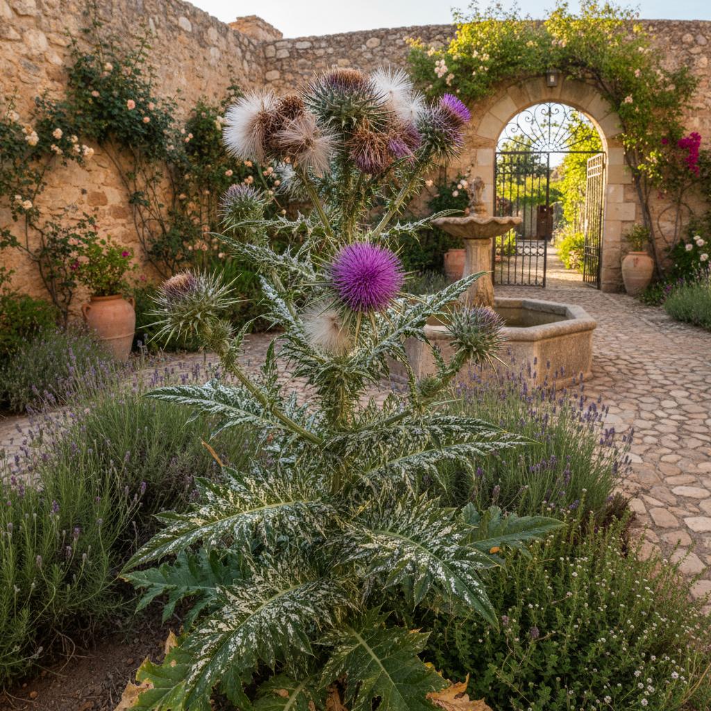 Mariendistel (Silybum marianum)