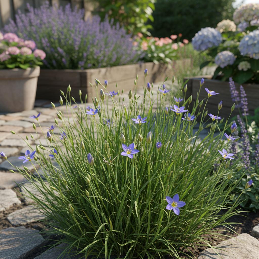 Blauäugige Graslilie (Sisyrinchium)