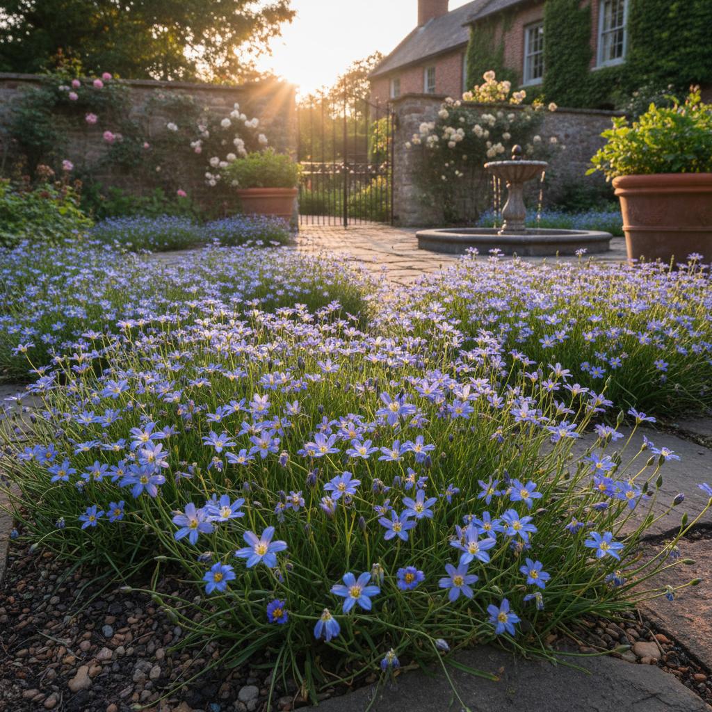 Blauäugiges Gras (Sisyrinchium angustifolium)