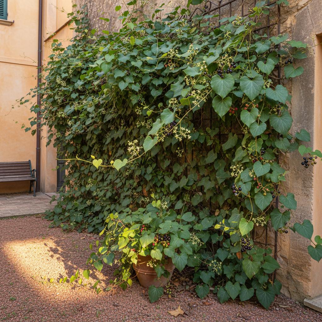 Grüne Kriechranke (Smilax bona-nox)