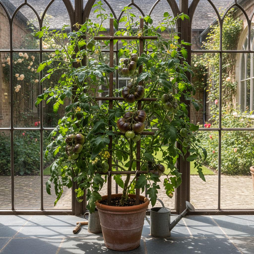 Cherokee Purple Tomate (Solanum lycopersicum 'Cherokee Purple')