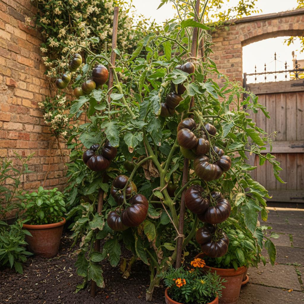 Schwarze Krim-Tomate (Solanum lycopersicum 'Black Krim')