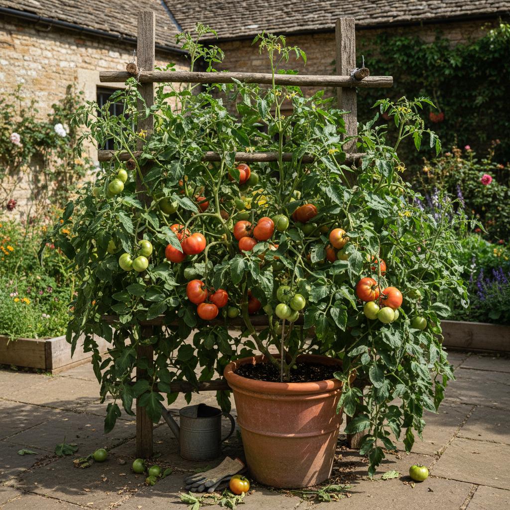 Tomate 'Mortgage Lifter' (Solanum lycopersicum 'Mortgage Lifter')
