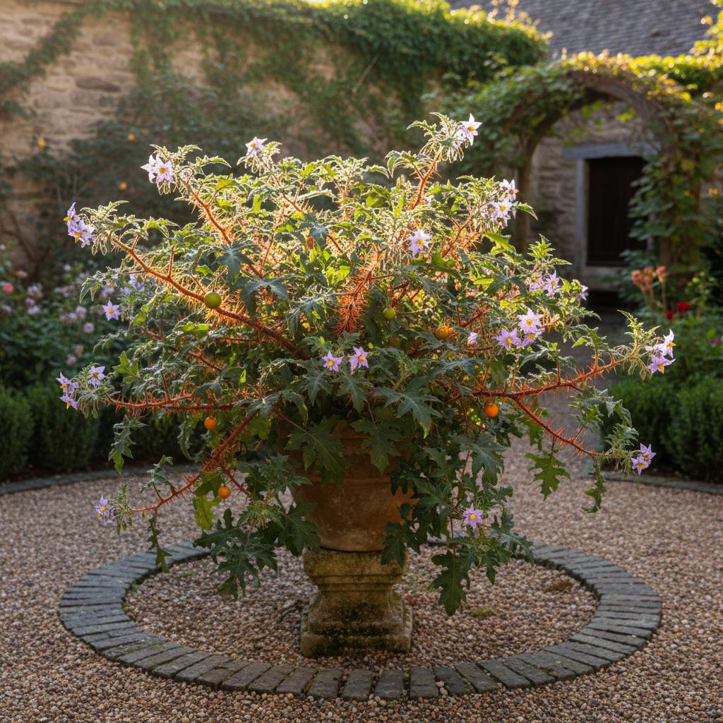 Feuerdorn-Nachtschatten (Solanum pyracanthos)