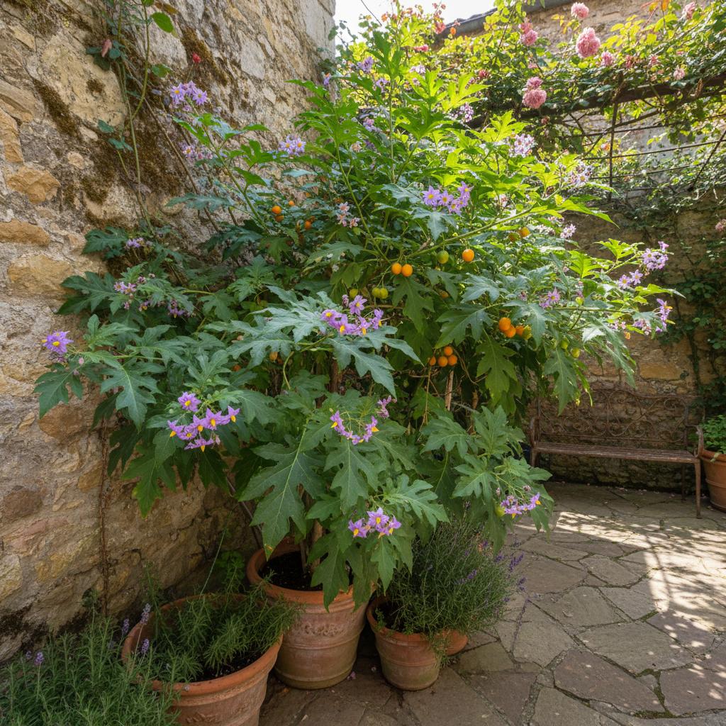 Känguruapfel (Solanum laciniatum)