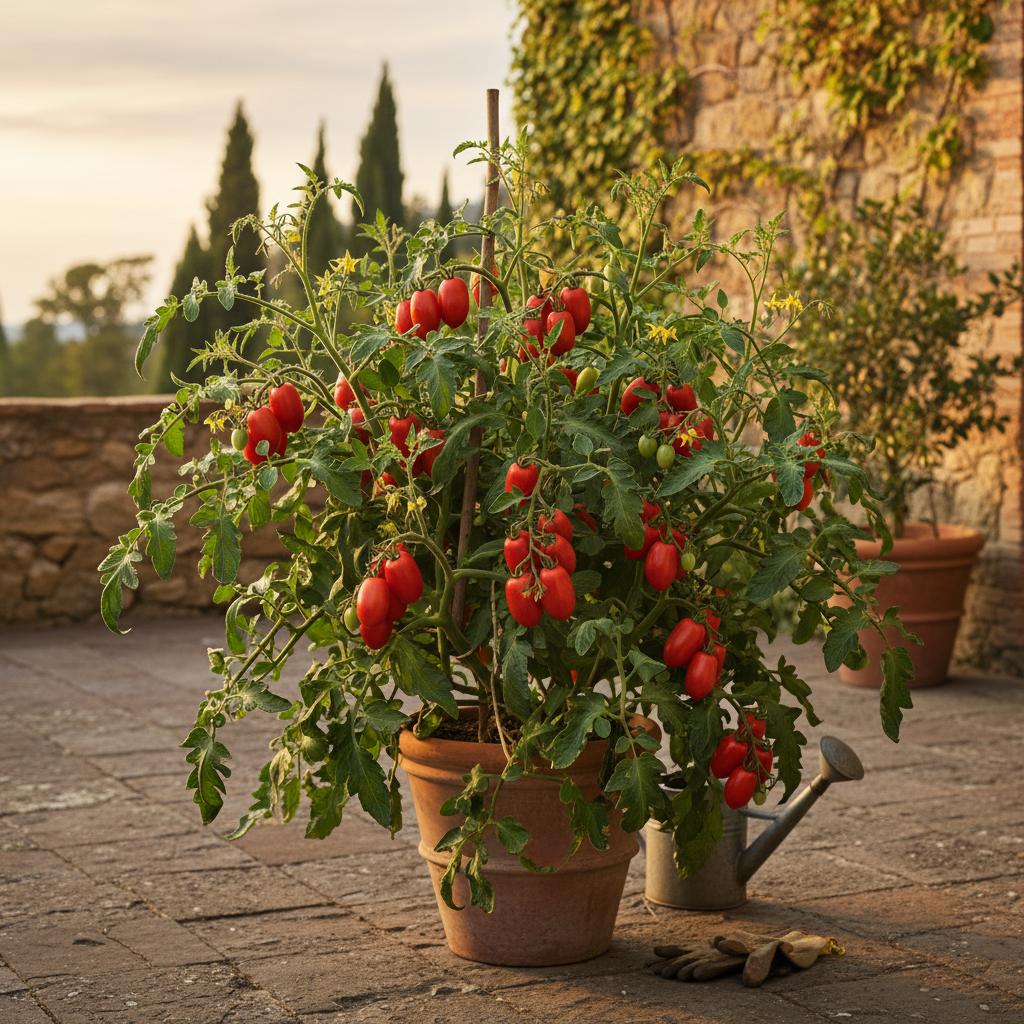Roma-Tomate (Solanum lycopersicum 'Roma')
