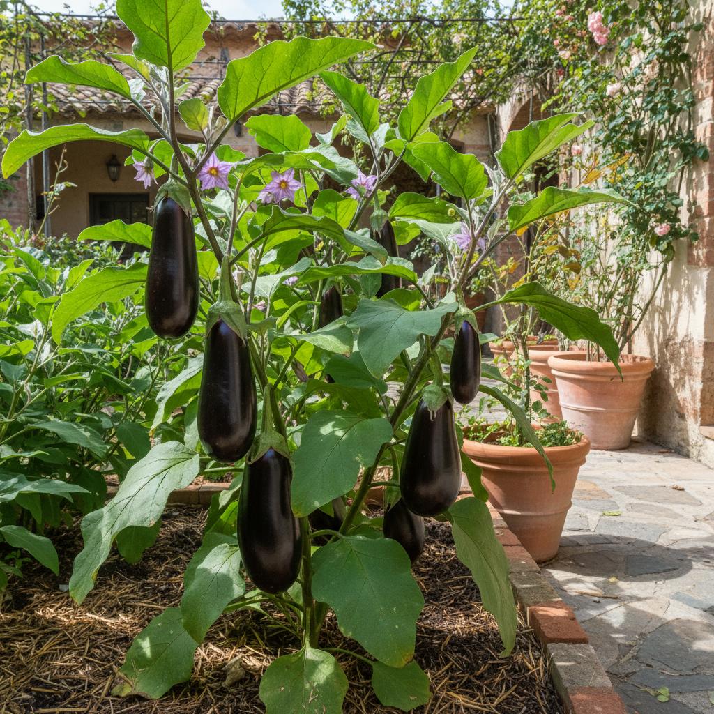 Aubergine (Solanum melongena)