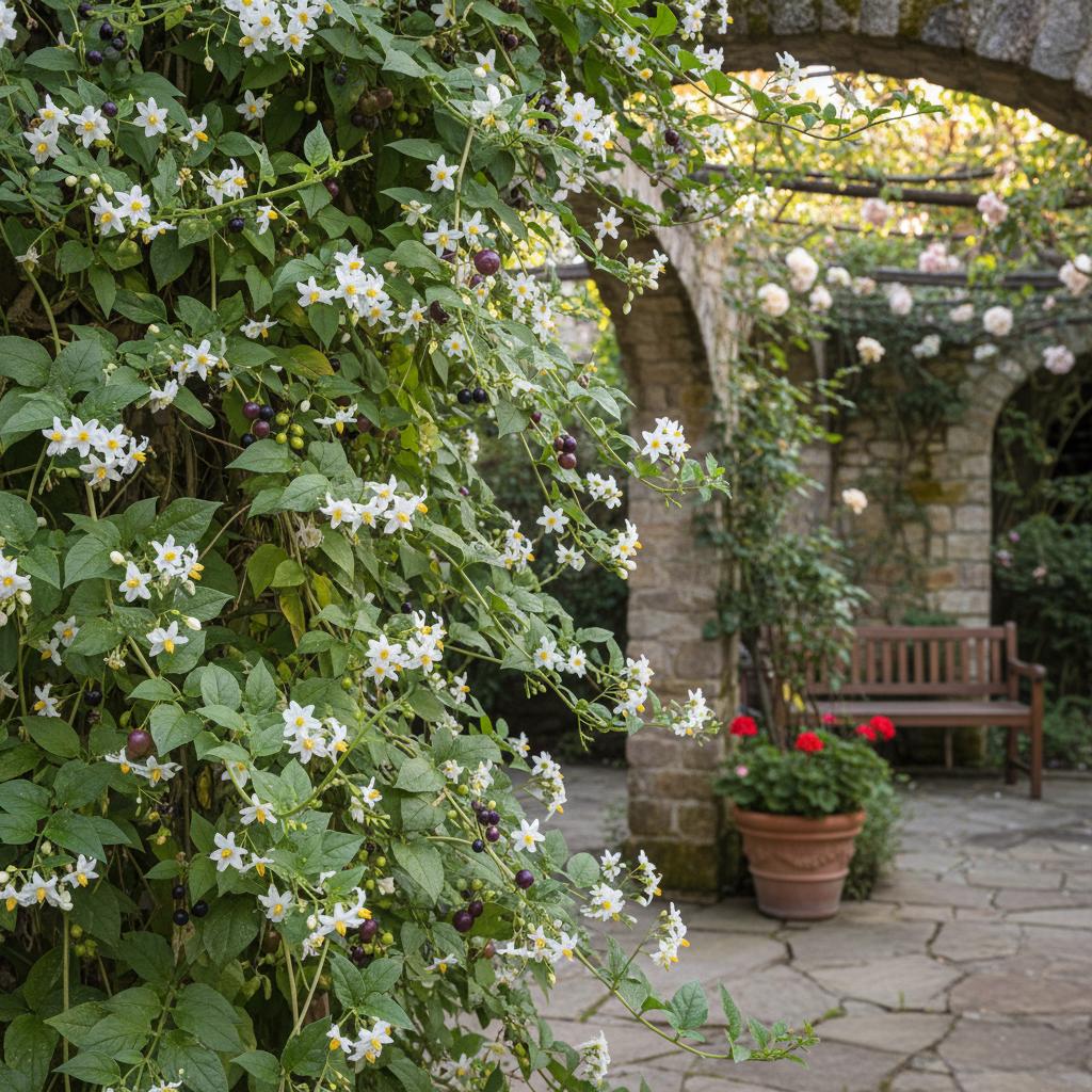Jasmin-Nachtschatten (Solanum laxum)