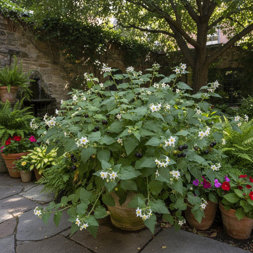 Behaarter Nachtschatten (Solanum sarachoides)
